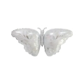 Palloncino Farfalla Argento mega shape 43" (109cm) in mylar, 1pz.