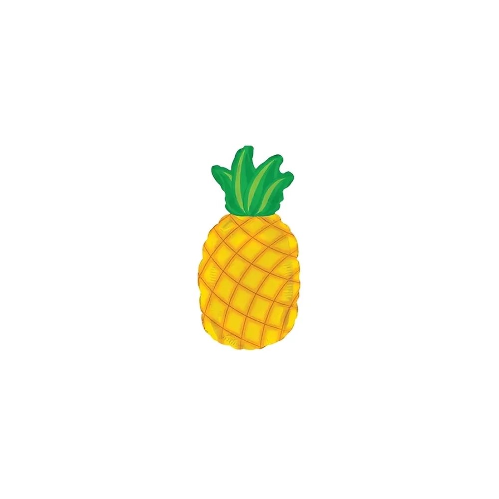 Palloncini Ananas mini shape 10" (25cm) in mylar, 5pz.