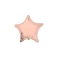 Palloncino Stella Rosa Gold standard shape 18" (45cm) in mylar, 1pz.