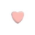 Palloncini Cuore Rosa Gold mini shape 9" (22cm) in mylar, 1pz.