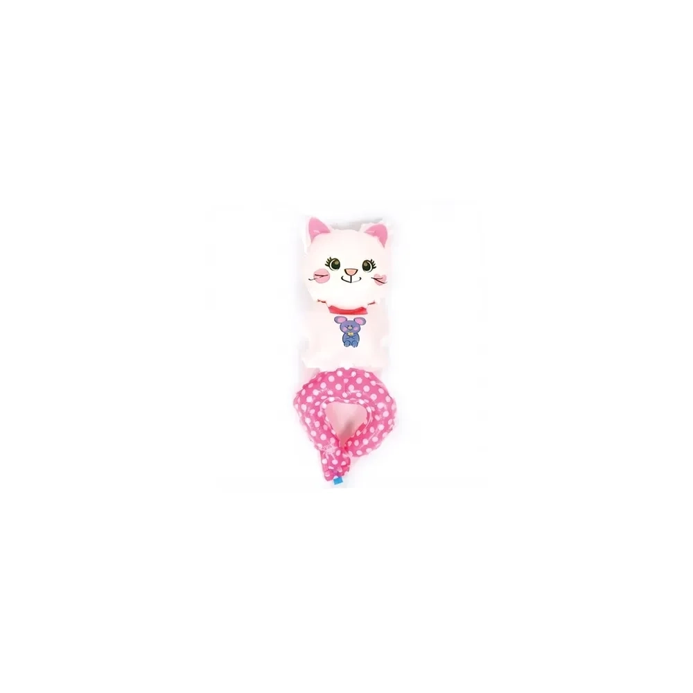 Palloncini Bracciale Gatto Bianco mini shape 11" (27cm) in mylar, 10pz.