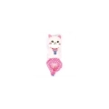 Palloncini Bracciale Gatto Bianco mini shape 11" (27cm) in mylar, 10pz.