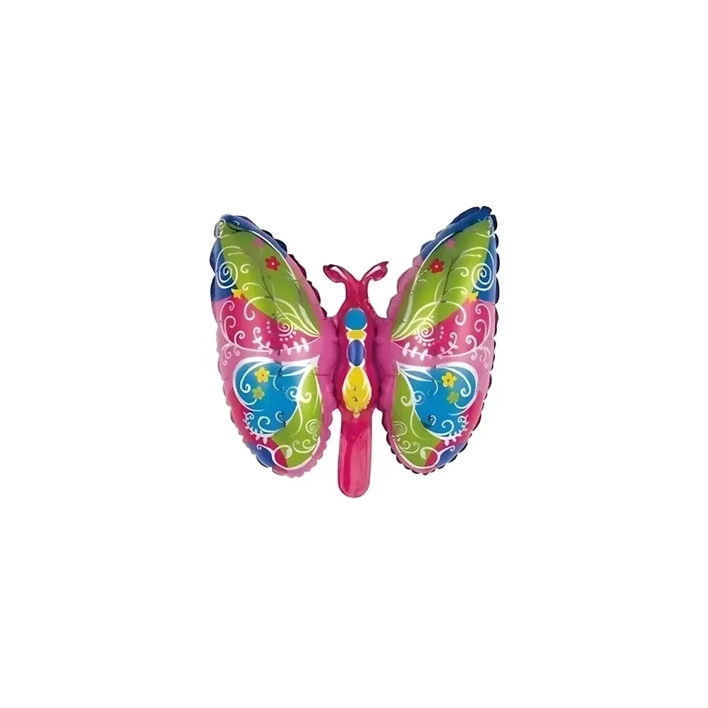 Palloncini Farfalla mini shape 12" (30cm) in mylar, 5pz.
