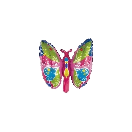 Palloncini Farfalla mini shape 12" (30cm) in mylar, 5pz.