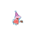 Palloncini Peppa Pig mini shape 12" (30cm) in mylar, 5pz.
