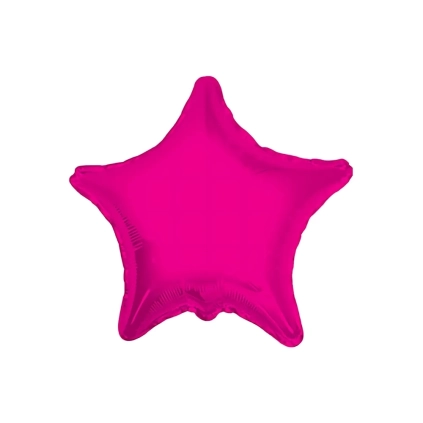Palloncino Stella Fucsia super shape 36" (91cm) in mylar, 1pz.