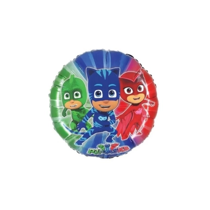 Palloncino PJ Masks Super Pigiamini super shape 24" (60cm) in mylar, 1pz.