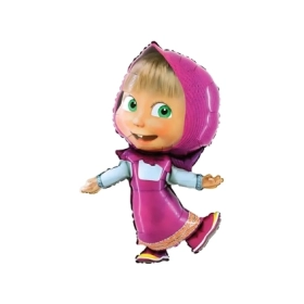 Palloncino Masha super shape 40" (101cm) in mylar, 1pz.