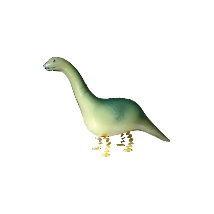 Palloncino Pet Walker Brontosauro airwalker 28" (71cm) in mylar, 1pz.