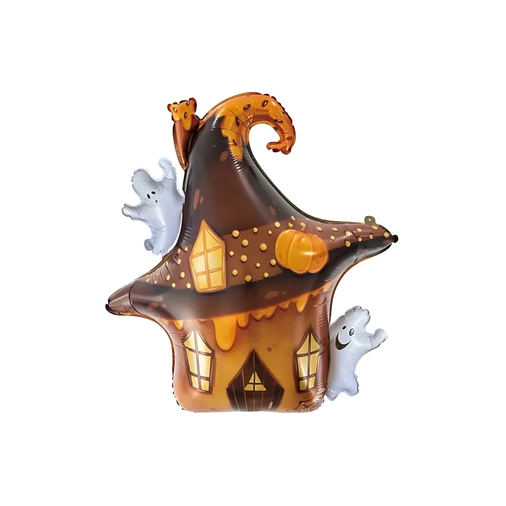 Palloncino Casa Stregata Halloween super shape 32" (81cm) in mylar, 1pz.