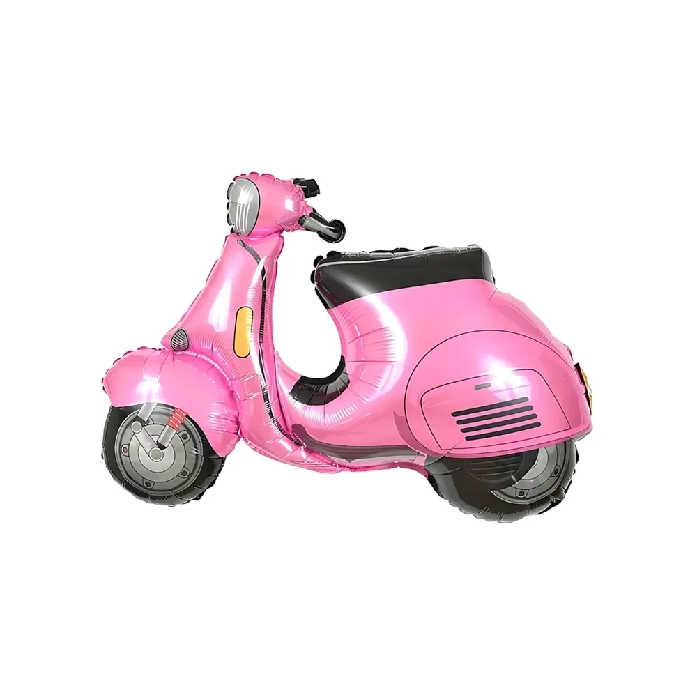 Palloncino Scooter Vespa Rosa super shape 38" (96cm) in mylar, 1pz.