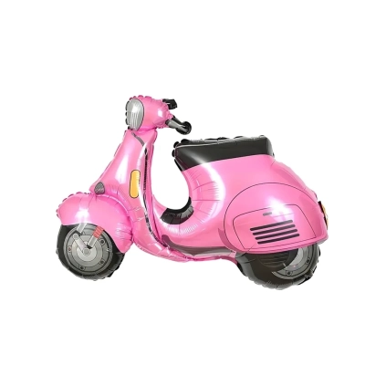 Palloncino Scooter Vespa Rosa super shape 38" (96cm) in mylar, 1pz.