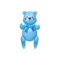 Palloncino 4D Orsacchiotto Celeste super shape 32" (81cm) in mylar, 1pz.
