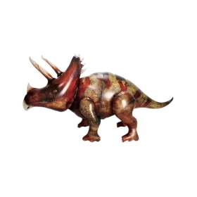 Palloncino 4D Triceratope Gigante mega shape 45" (114cm) in mylar, 1pz.