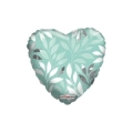 Palloncino cuore Tiffany super shape 26" (66cm) in mylar, 1pz.