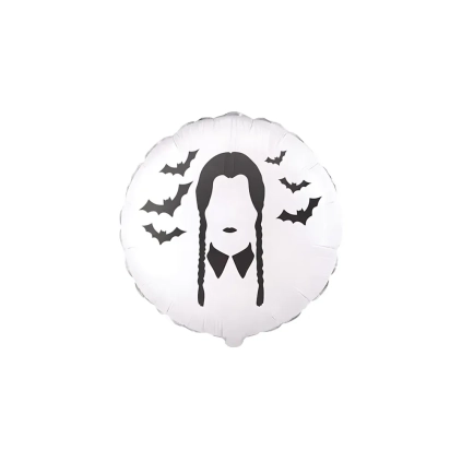 Palloncino Bad Girl argento standard shape 18" (45cm) in mylar, 1pz.