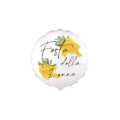 Palloncino Festa della Donna Corsivo Tondo standard shape 18" (45cm) in mylar, 1pz.