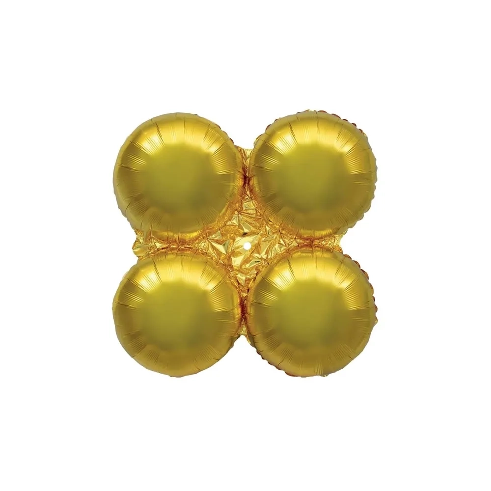 Palloncino Balloon Holder Oro standard shape 22" (55cm) in mylar, 1pz.