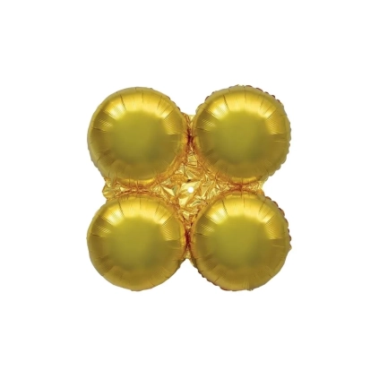 Palloncino Balloon Holder Oro standard shape 22" (55cm) in mylar, 1pz.