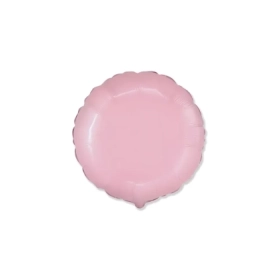 Palloncino Tondo Rosa standard shape 18" (45cm) in mylar, 1pz.