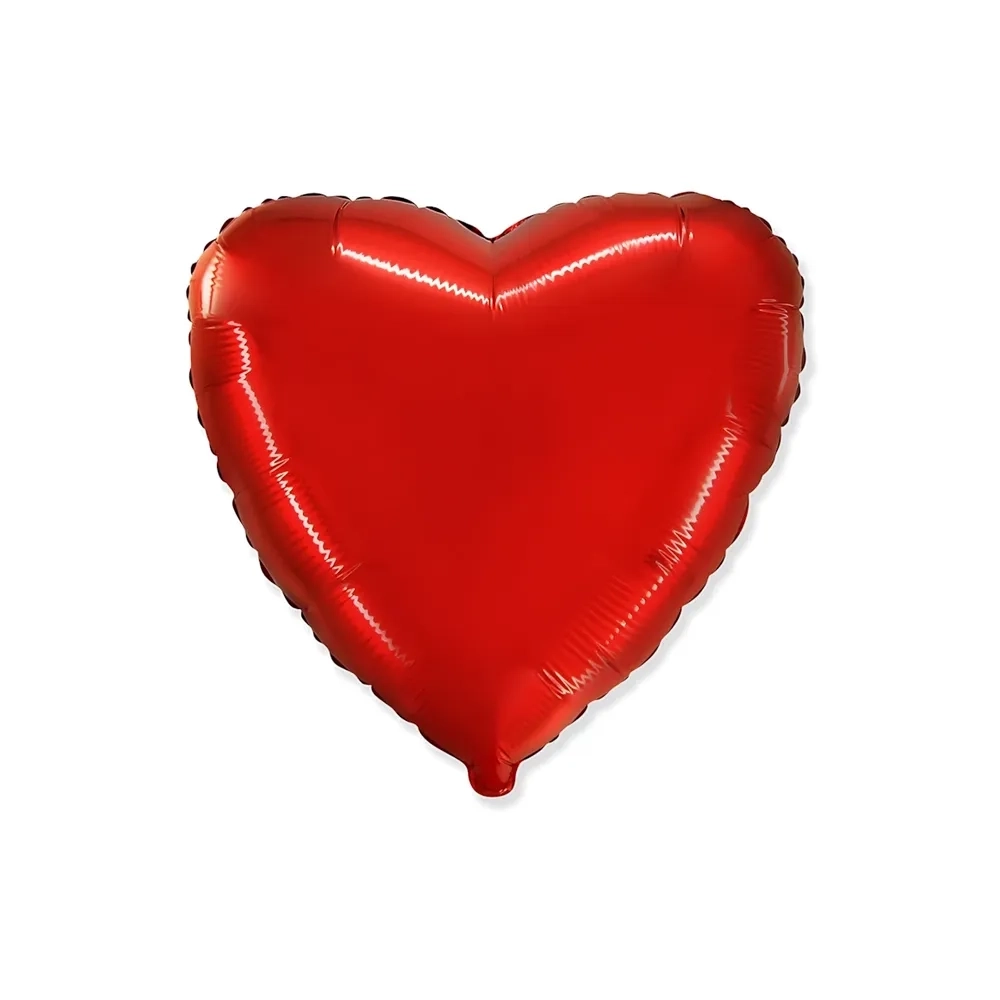 Palloncino Cuore Rosso super shape 32" (81cm) in mylar, 1pz.