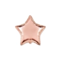 Palloncino Stella Rosa Gold standard shape 18" (45cm) in mylar, 1pz.