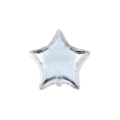 Palloncino Stella Argento standard shape 18" (45cm) in mylar, 1pz.