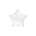 Palloncino Stella Bianco standard shape 18" (45cm) in mylar, 1pz.