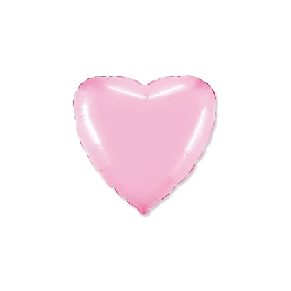 Palloncino Cuore Rosa standard shape 18" (45cm) in mylar, 1pz.