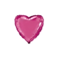 Palloncino Cuore Fucsia standard shape 18" (45cm) in mylar, 1pz.