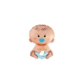 Palloncini Bimbo Seduto con Ciuccio mini shape 13" (33cm) in mylar, 5pz.