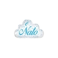 Palloncino E' Nato Nuvola Bianca standard shape 20" (50cm) in mylar, 1pz.