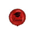 Palloncino Laurea Tocco tondo standard shape 18" (45cm) in mylar, 1pz.