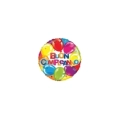 Palloncini Buon Compleanno mini shape 9" (22cm) in mylar, 5pz.