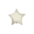 Palloncino Stella Avorio standard shape 18" (45cm) in mylar, 1pz.