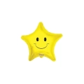 Palloncino Stella con Smile standard shape 18" (45cm) in mylar, 1pz.