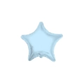 Palloncino Stella Celeste Chiaro standard shape 18" (45cm) in mylar, 1pz.