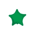 Palloncino Stella Verde Smeraldo standard shape 18" (45cm) in mylar, 1pz.