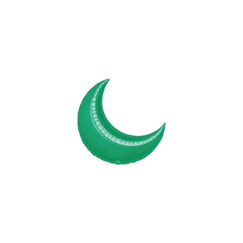 Palloncini Luna Verde mini shape 9" (22cm) in mylar, 5pz.