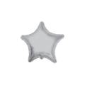Palloncino Stella Argento standard shape 18" (45cm) in mylar, 1pz.