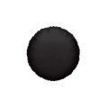 Palloncino Tondo Nero standard shape 18" (45cm) in mylar, 1pz.