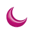Palloncini Luna Fucsia super shape 32" (81cm) in mylar, 5pz.