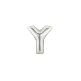 Palloncini Lettera Y Argento micro shape 7" (17cm) in mylar, 5pz.