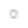 Palloncini Lettera O Argento micro shape 7" (17cm) in mylar, 5pz.