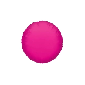 Palloncino Tondo Fucsia standard shape 18" (45cm) in mylar, 1pz.