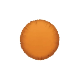 Palloncino Tondo Arancio standard shape 18" (45cm) in mylar, 1pz.