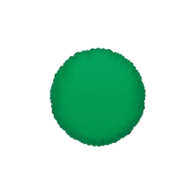 Palloncino Tondo Verde Smeraldo standard shape 18" (45cm) in mylar, 1pz.