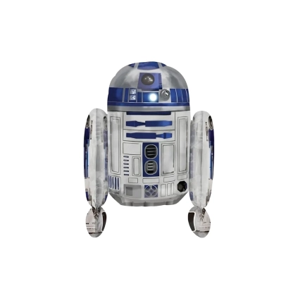 Palloncino Star Wars R2D2 robot super shape 26" (66cm) in mylar, 1pz.