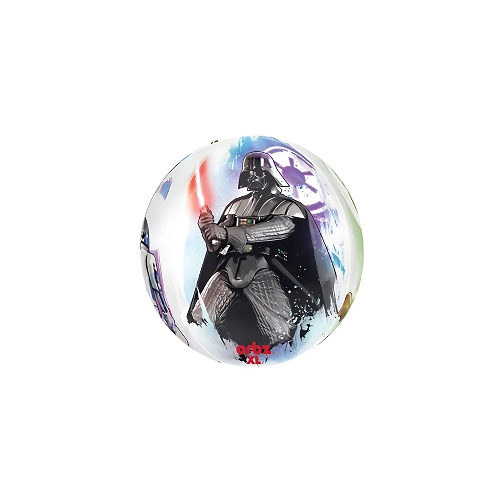 Palloncino Star Wars sferico orbz 16" (40cm) in mylar, 1pz.