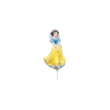 Palloncini Biancaneve mini shape 14" (35cm) in mylar, 5pz.